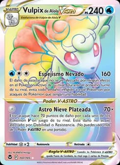 Vulpix de Alola V-ASTRO card in Spanish
