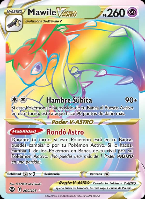 Mawile V-ASTRO card in Spanish