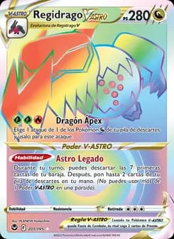 Regidrago V-ASTRO card in Spanish