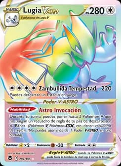 Lugia V-ASTRO card in Spanish