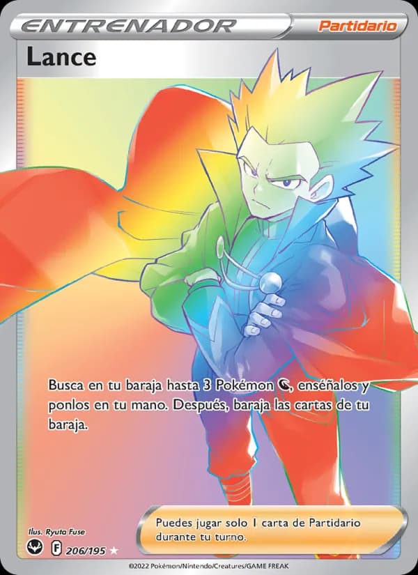 Lance card in Spanish