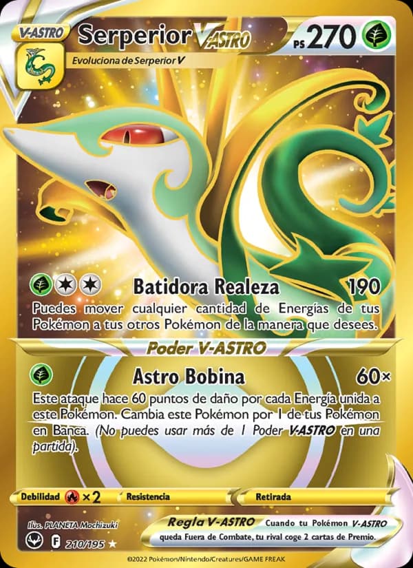 Serperior V-ASTRO card in Spanish