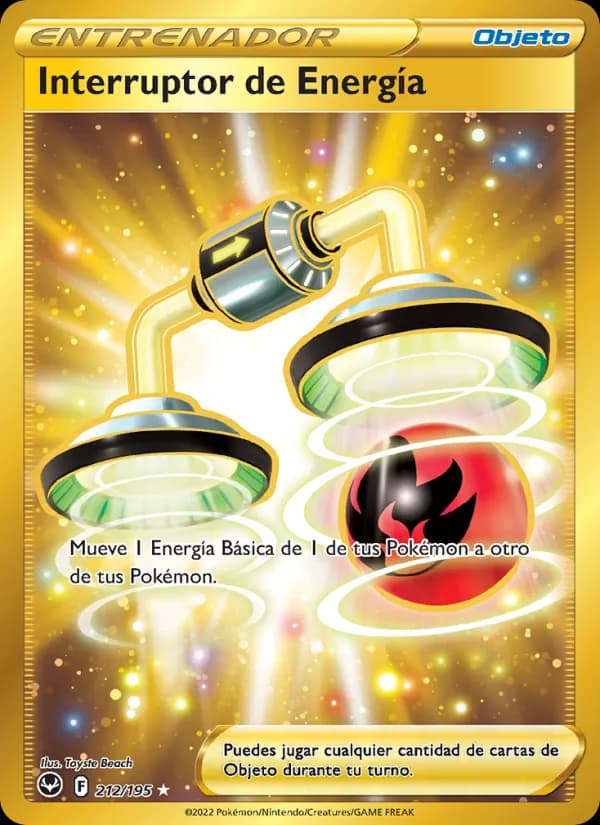 Interruptor de Energía card in Spanish