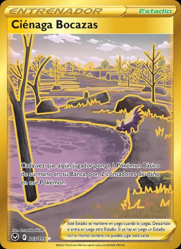 Ciénaga Bocazas card in Spanish