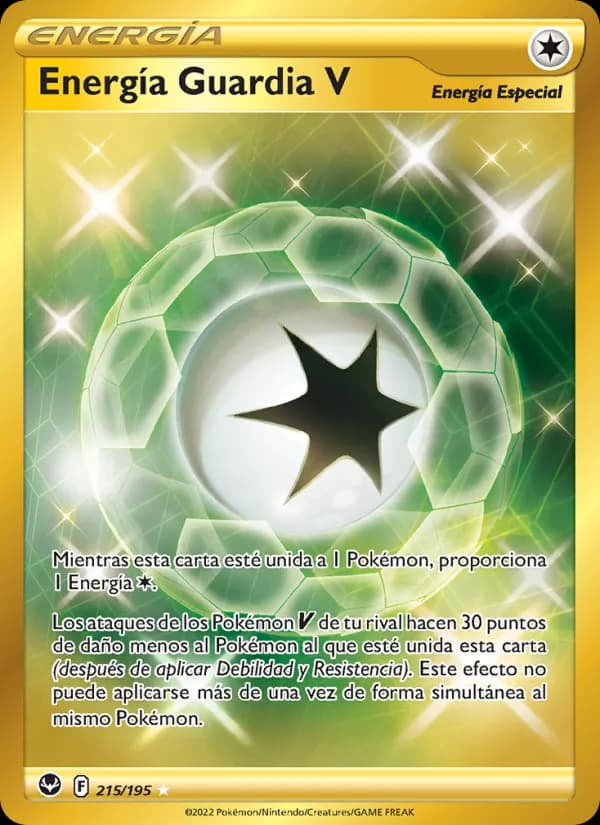 Energía Guardia V card in Spanish