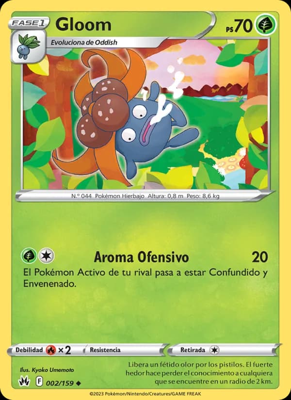 Gloom card in Spanish