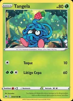 Tangela card in Spanish