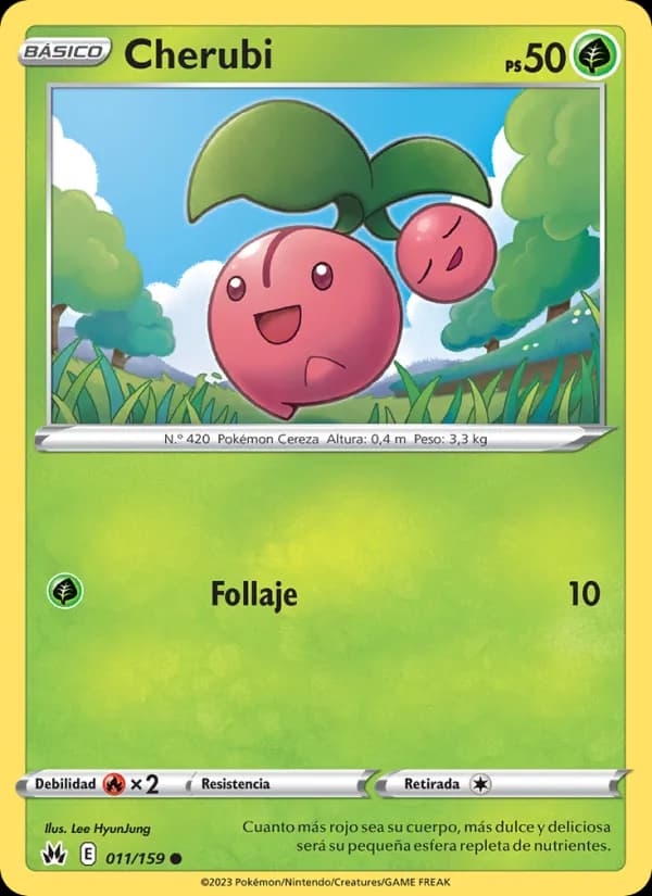 Cherubi card in Spanish