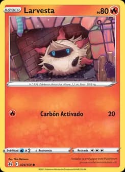 Larvesta card in Spanish