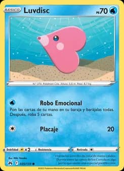Luvdisc card in Spanish