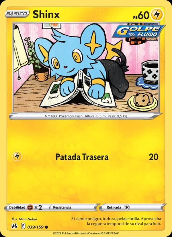 Shinx card in Spanish