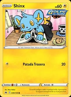 Shinx card in Spanish