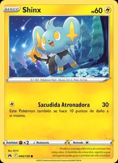 Shinx card in Spanish