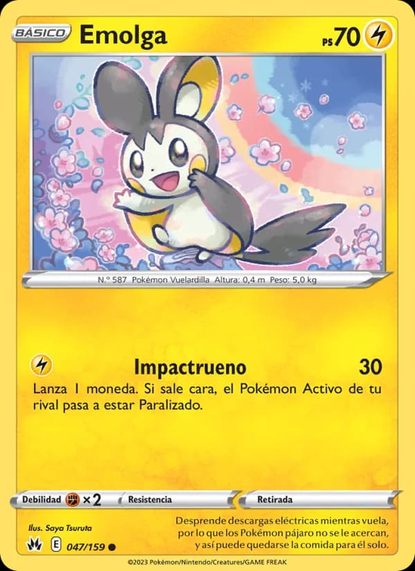 Emolga card in Spanish