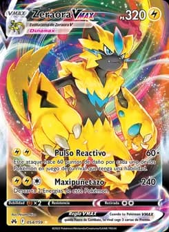 Zeraora VMAX card in Spanish