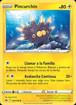 Pincurchin card in Spanish