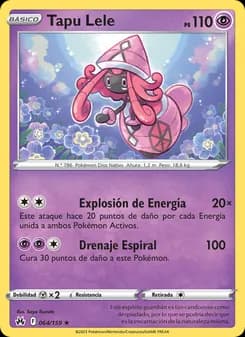 Tapu Lele card in Spanish