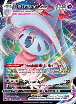 Hatterene VMAX card in Spanish
