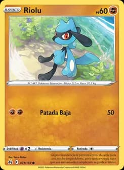 Riolu card in Spanish
