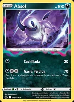 Absol card in Spanish