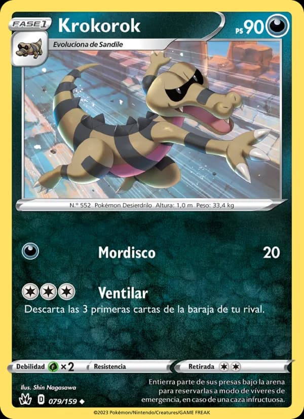 Krokorok card in Spanish