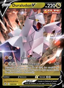 Duraludon V card in Spanish