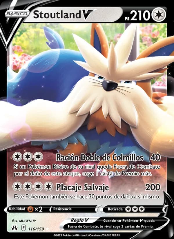 Stoutland V card in Spanish