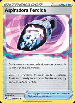 Aspiradora Perdida card in Spanish