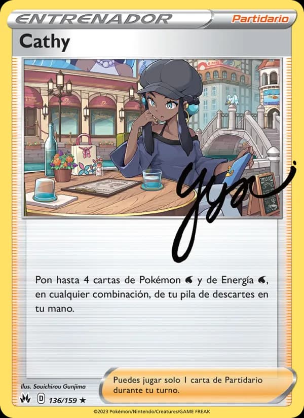 Cathy card in Spanish