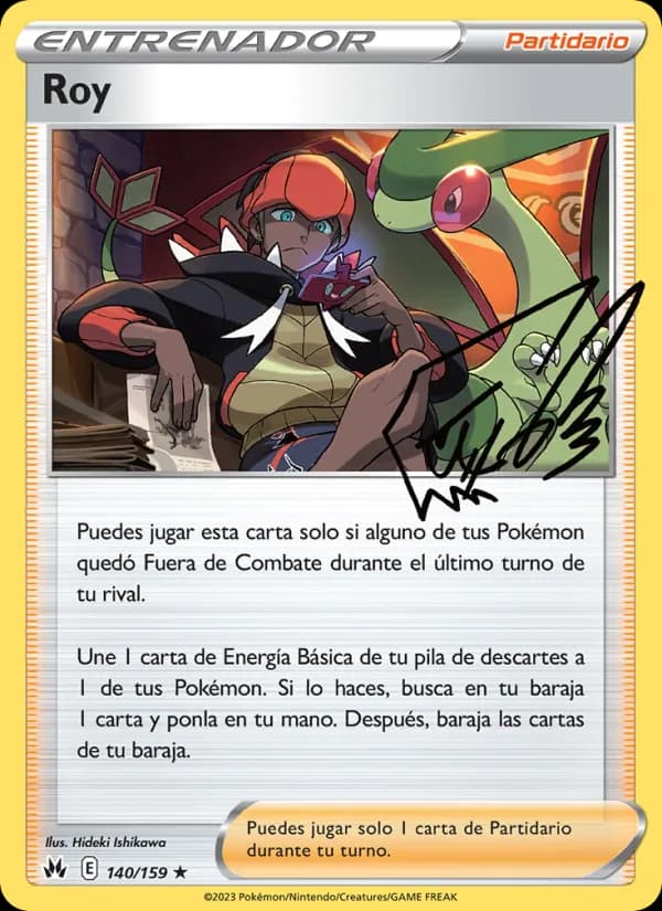 Roy card in Spanish