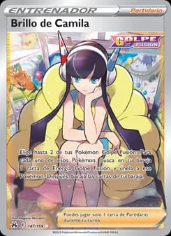 Brillo de Camila card in Spanish