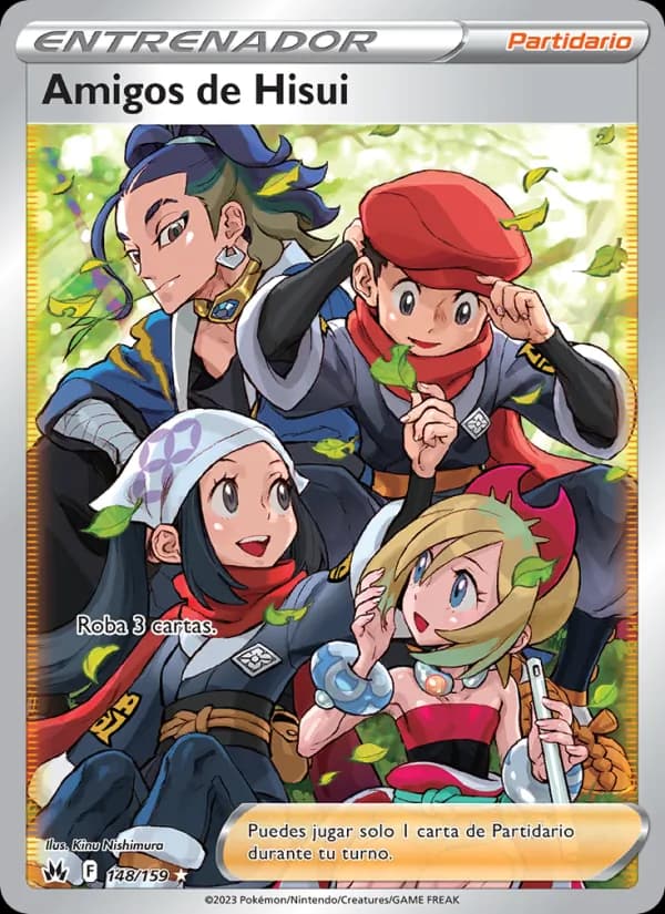 Amigos de Hisui card in Spanish