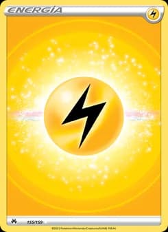 Energía Rayo card in Spanish
