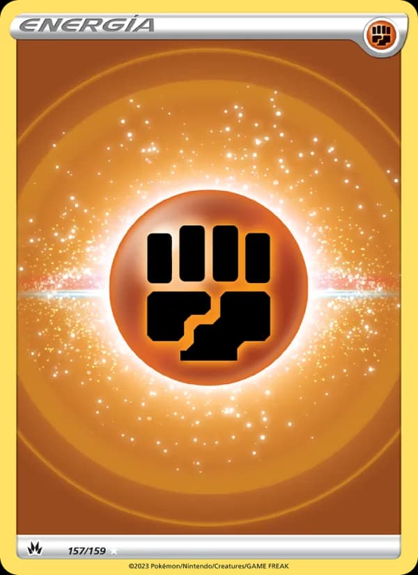 Energía Lucha card in Spanish