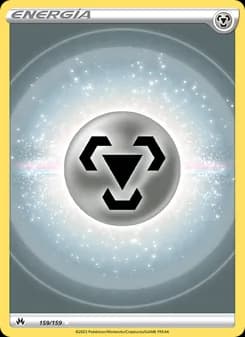 Energía Metálica card in Spanish