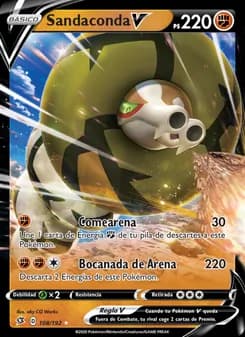 Sandaconda V card in Spanish