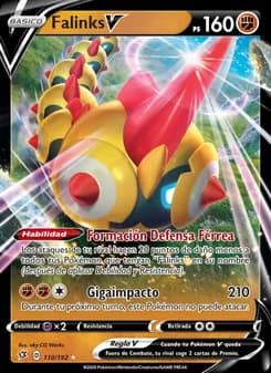 Falinks V card in Spanish