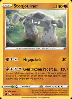 Stonjourner card in Spanish