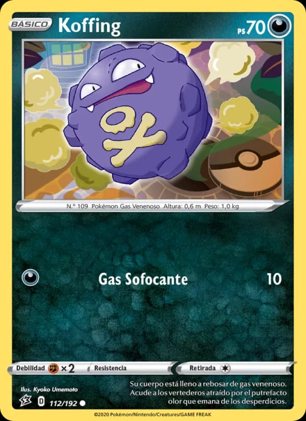 Koffing card in Spanish