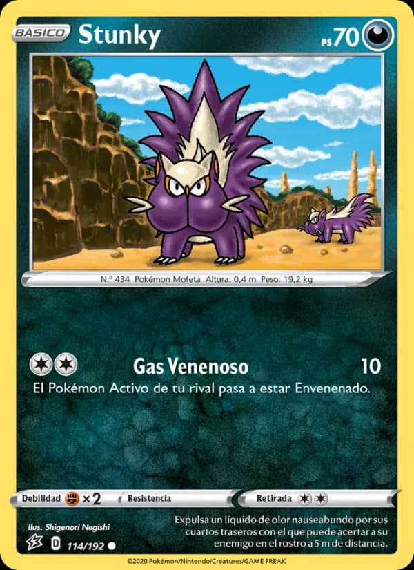 Stunky card in Spanish