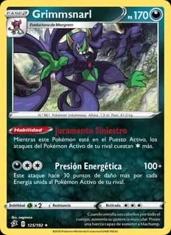 Grimmsnarl card in Spanish