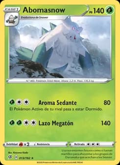 Abomasnow card in Spanish