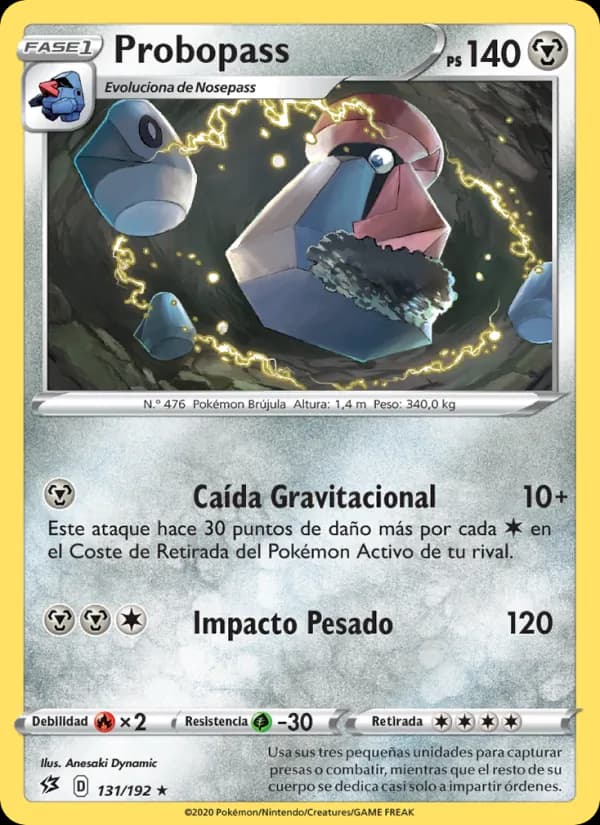 Probopass card in Spanish