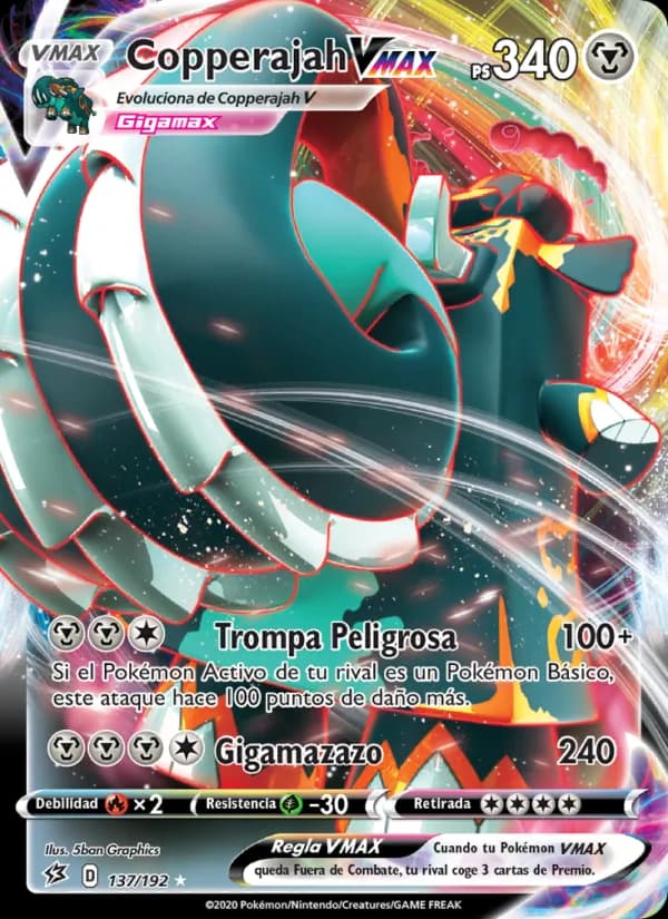 Copperajah VMAX card in Spanish