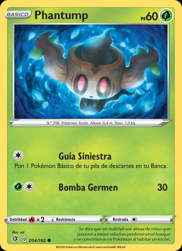 Phantump card in Spanish