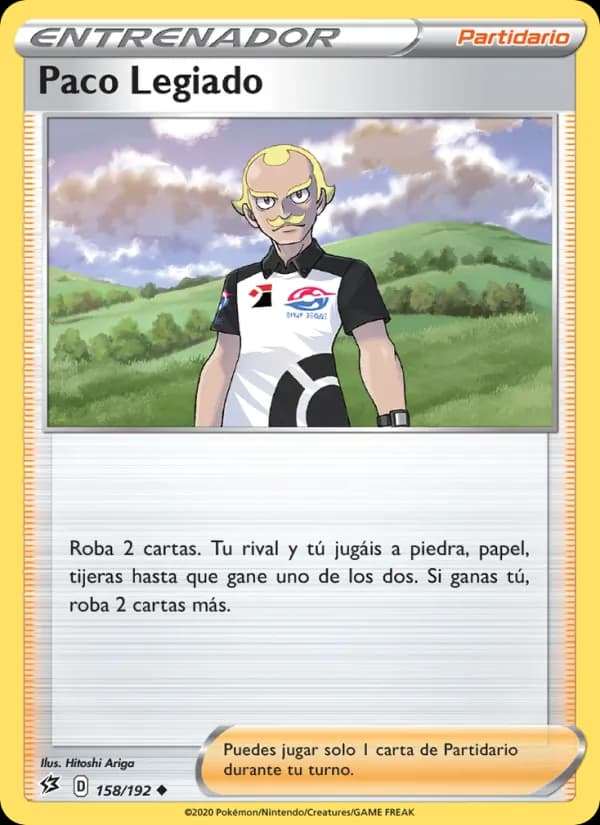 Paco Legiado card in Spanish