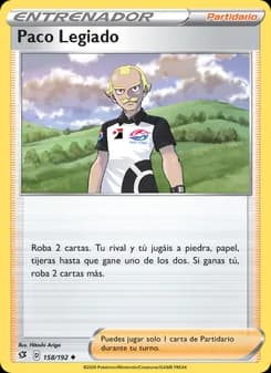 Paco Legiado card in Spanish