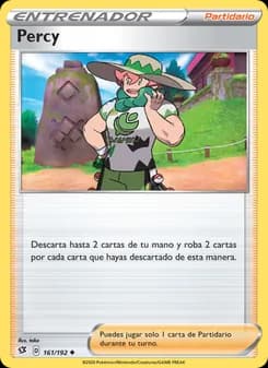 Percy card in Spanish