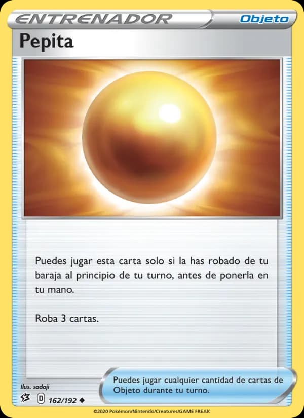 Pepita card in Spanish