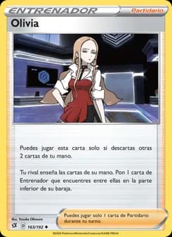 Olivia card in Spanish